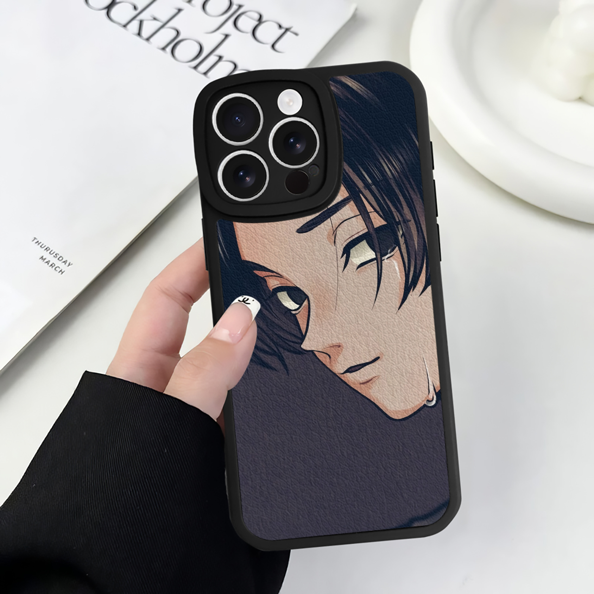 （画像用） 東京リベンジャーズ Tokyo Revengers 【iPhone 16シリーズ対応】シリコンスマホケース（レザー調） 材質：シリコン
